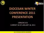 2011 DIOCESAN WINTER CONFERENCE - slide 1