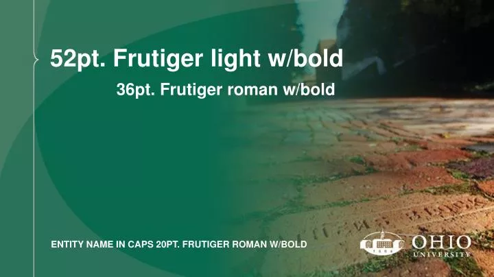 52pt frutiger light w bold