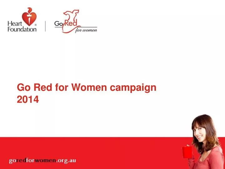 go red for women campaign 2014