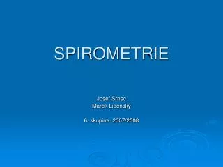 spirometrie