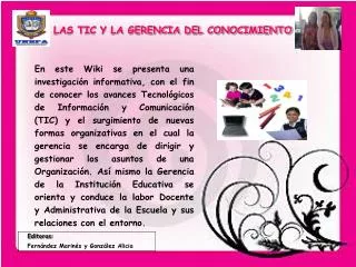 las tic y la gerencia del conocimiento