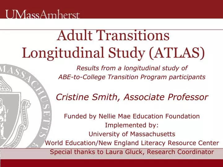 adult transitions longitudinal study atlas