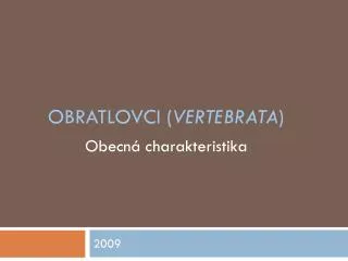 obratlovci vertebrata