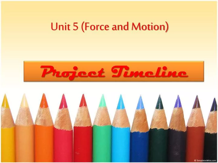 unit 5 force and motion