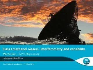 Class I methanol masers: interferometry and variability