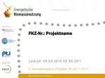 FKZ-Nr.: Projektname - slide 1