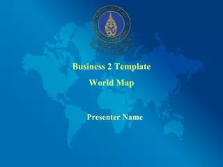 business 2 template world map