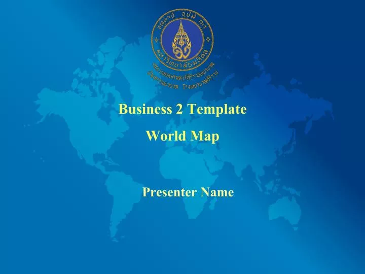 business 2 template world map