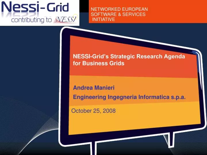 nessi grid s strategic research agenda for business grids