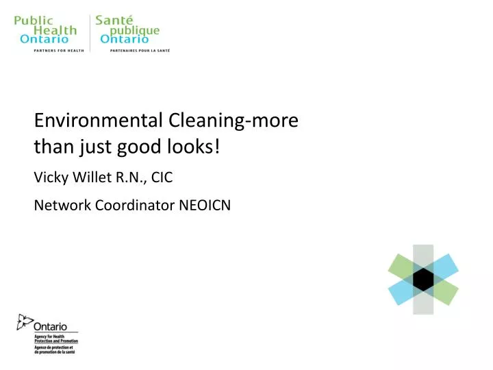 environmental cleaning more than just good looks