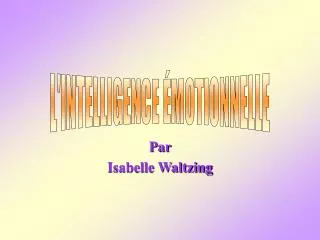 par isabelle waltzing