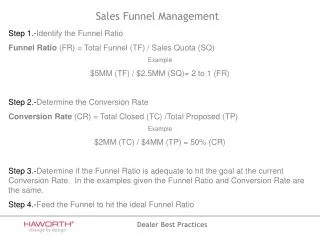 Sales Funnel Management