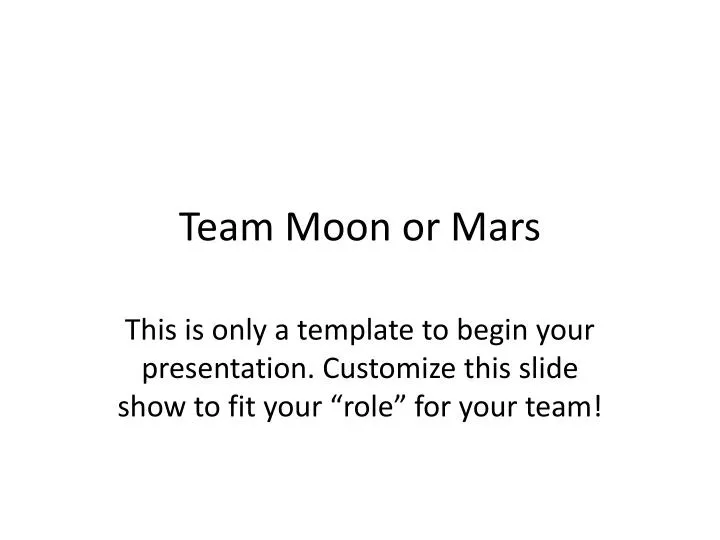 team moon or mars
