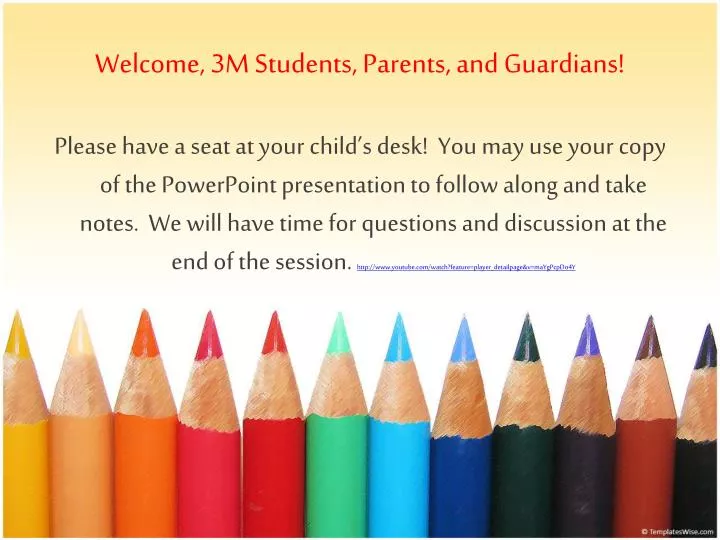 welcome 3m students parents and guardians