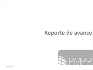 reporte de avance