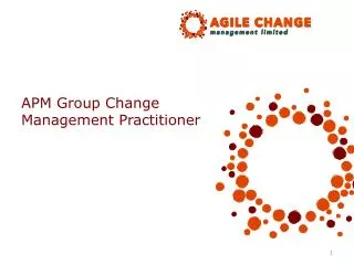 APM Group Change Management Practitioner