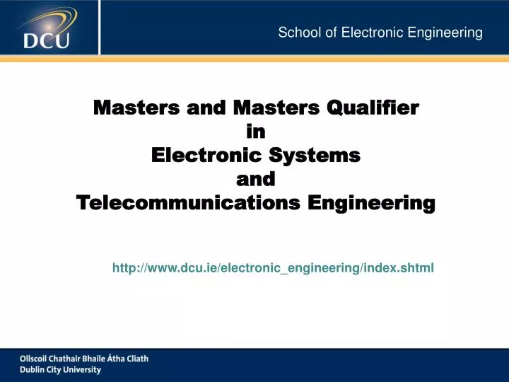 school of electronic engineering