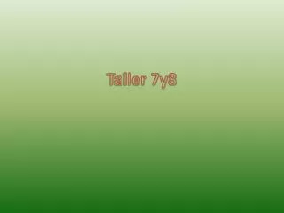 taller 7y8