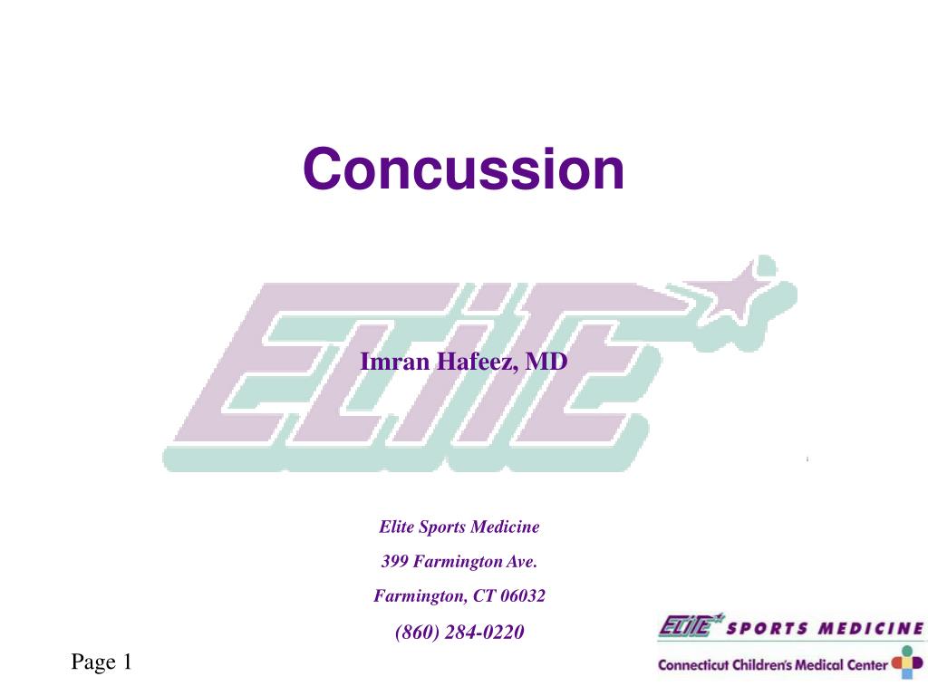 PPT - Concussion PowerPoint Presentation, free download - ID:5383295