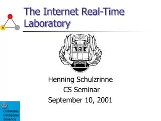 The Internet Real-Time Laboratory