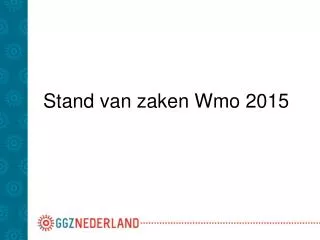 stand van zaken wmo 2015