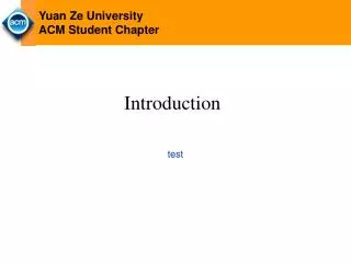 introduction