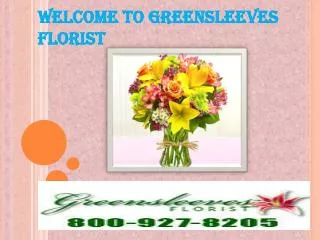 Best Flower Delivery Service By Greensleeves Florist