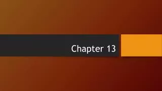 Chapter 13