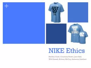 NIKE Ethics