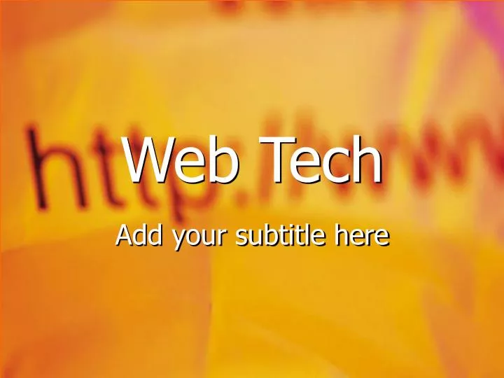 web tech