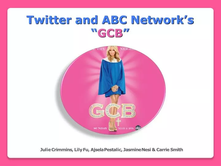 twitter and abc network s gcb