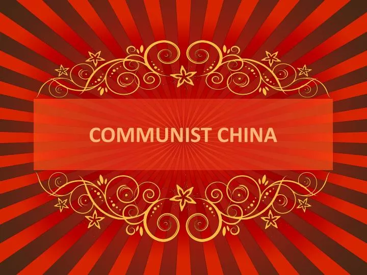 communist china