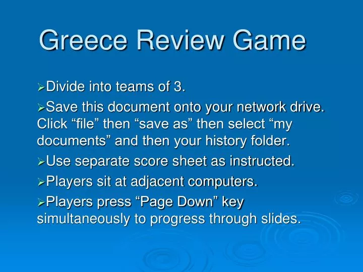 greece review game
