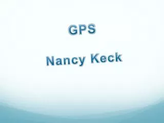 GPS Nancy Keck