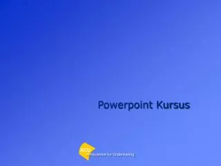 powerpoint kursus