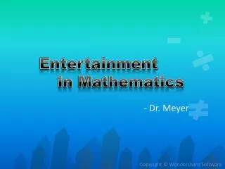 Entertainment in Mathematics