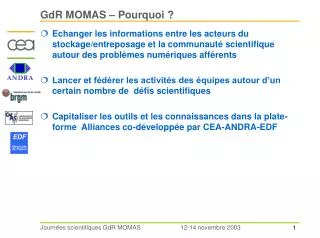 gdr momas pourquoi