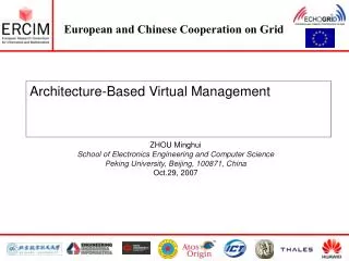 Architecture-Based Virtual Management