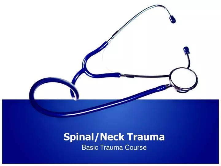 spinal neck trauma