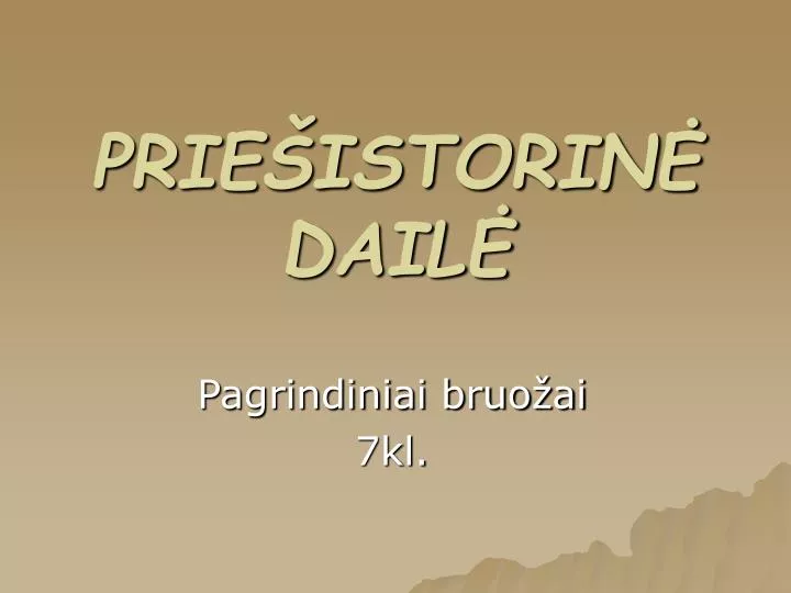 prie istorin dail