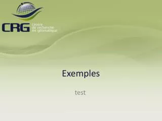 exemples