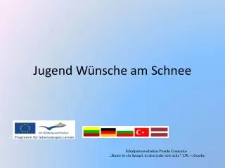 jugend w nsche am schnee