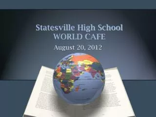 Statesville High School WORLD CAFE