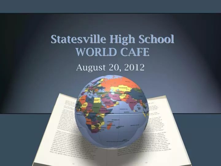 statesville high school world cafe