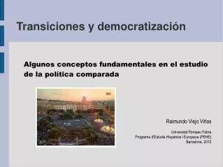 transiciones y democratizaci n