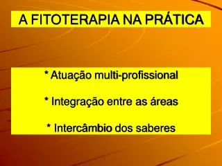 a fitoterapia na pr tica