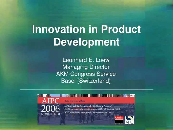innovation in product development