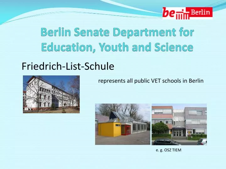 berlin senate department for education youth and science
