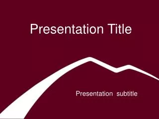 presentation title