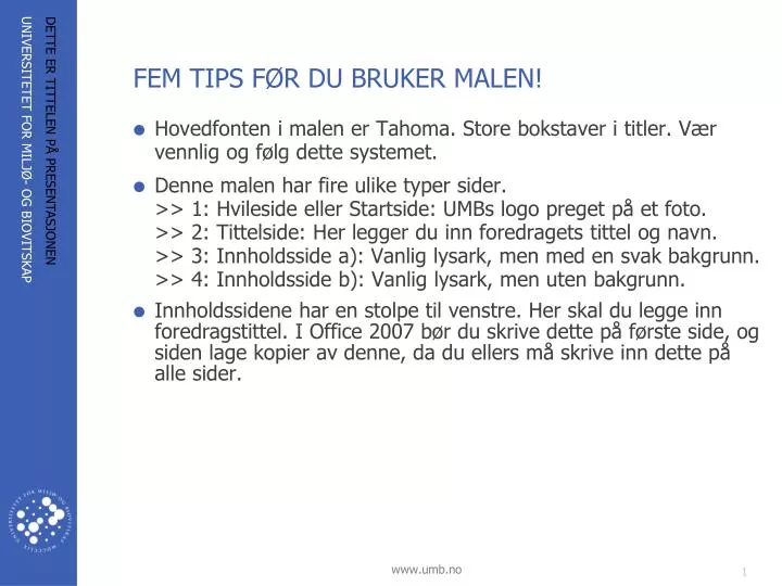 fem tips f r du bruker malen